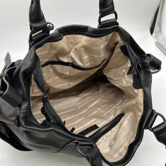 Aimee Kestenberg The Suzie Large Leather Satchel Black Handbags - Picture 2 of 15